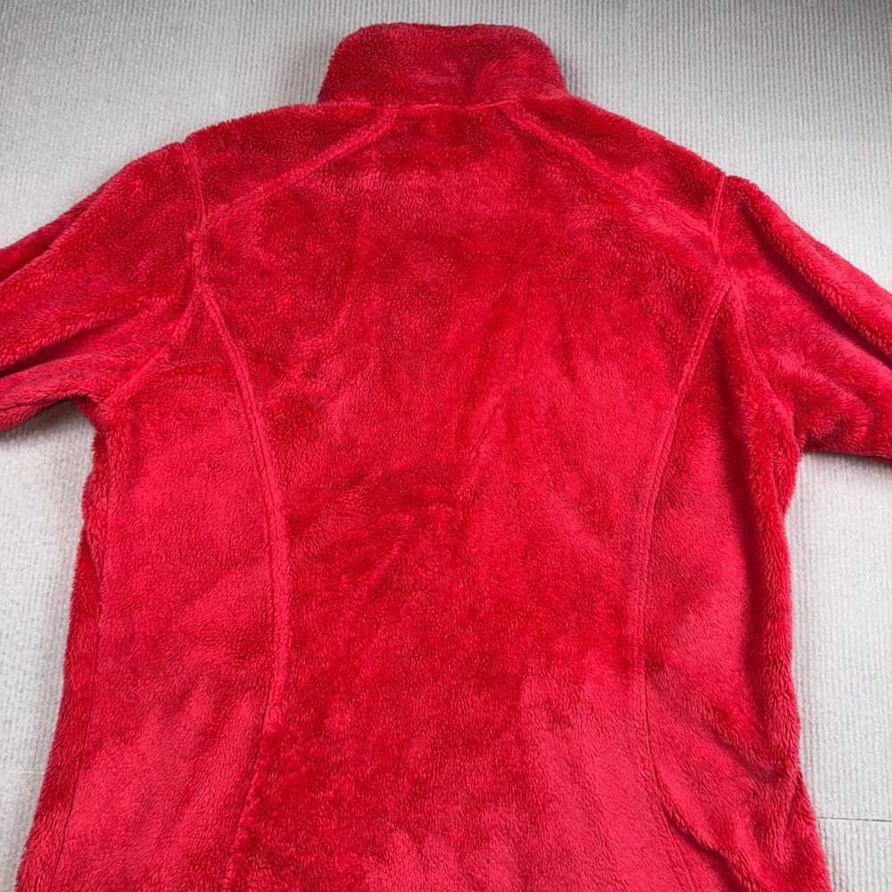 The North Face Osito Fleece Jacket‎ Girls XL Pink Red Full Zip High Pile Soft - Picture 7 of 9